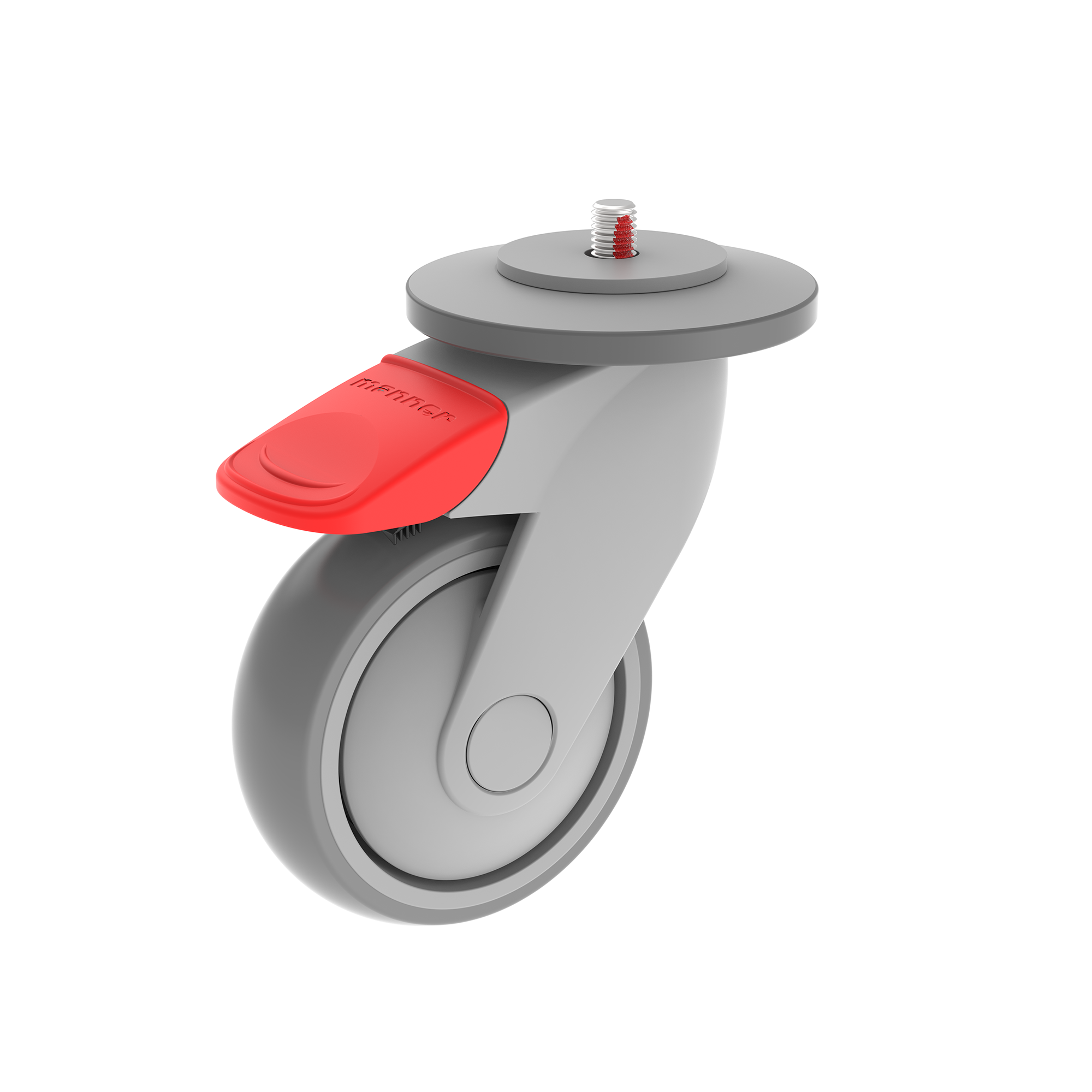 Swivel castor wheel set plastic ø100mm