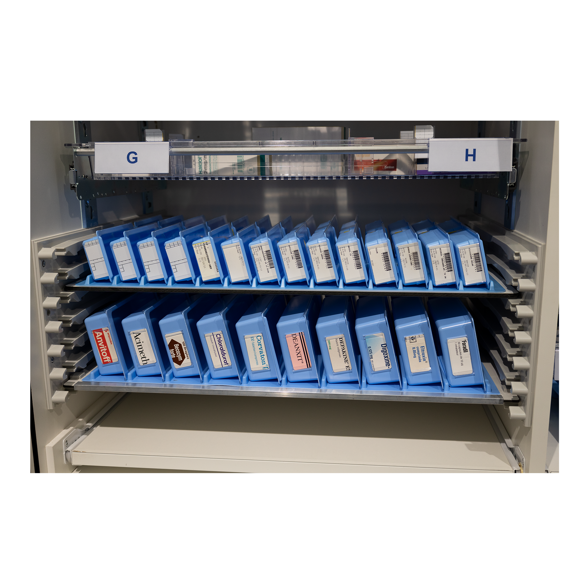 Support pour étagères pour PharmaBox petites