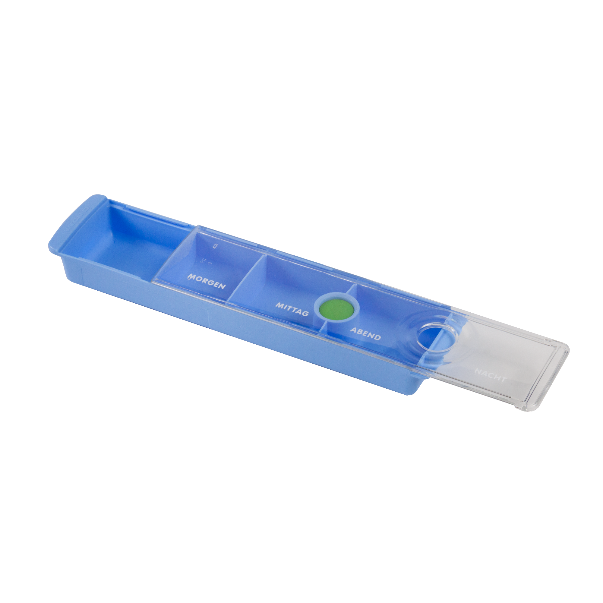 WiBox pro, Tagesdispenser, bedruckt in Deutsch