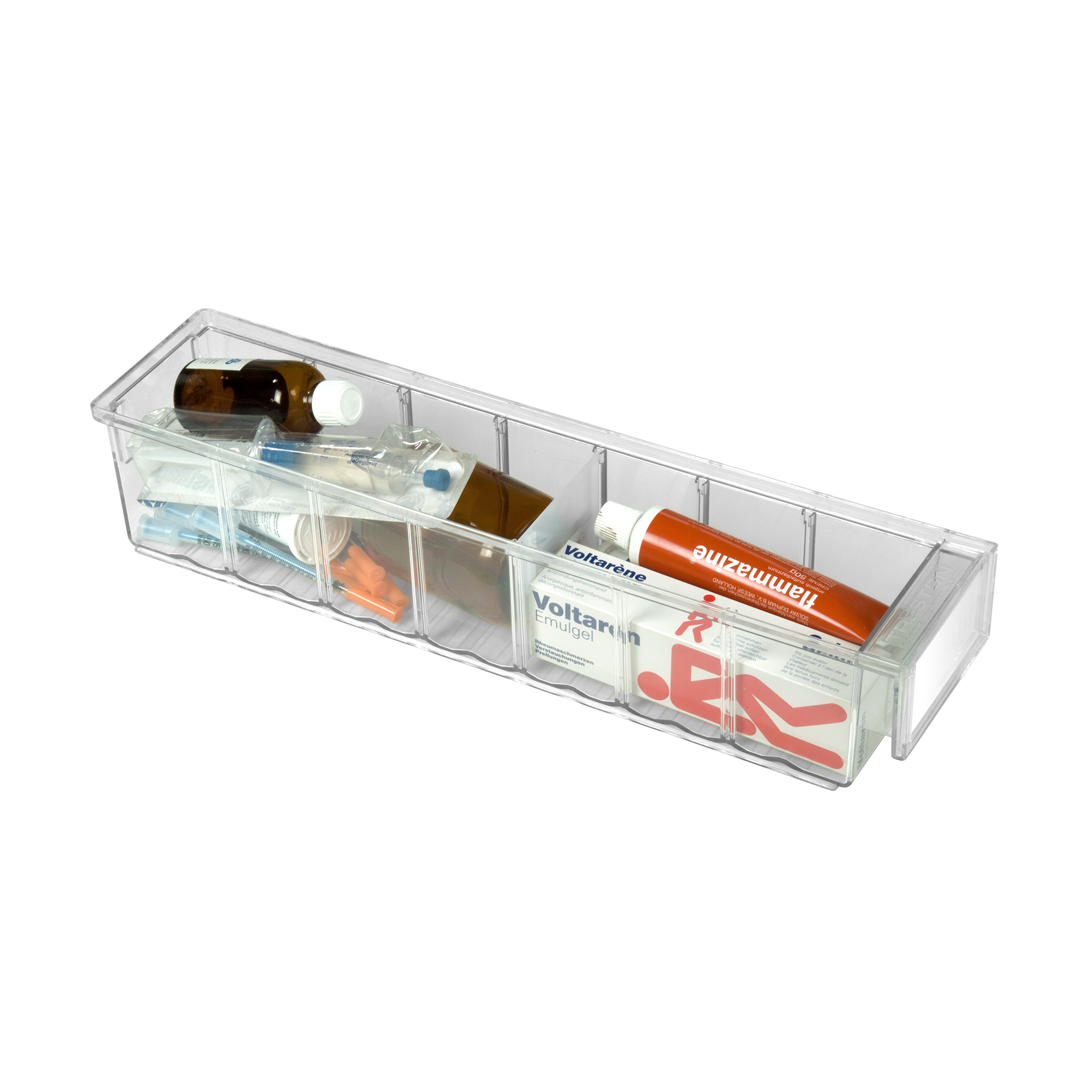 TRESTON container 4010, transparent, 92x400x82mm