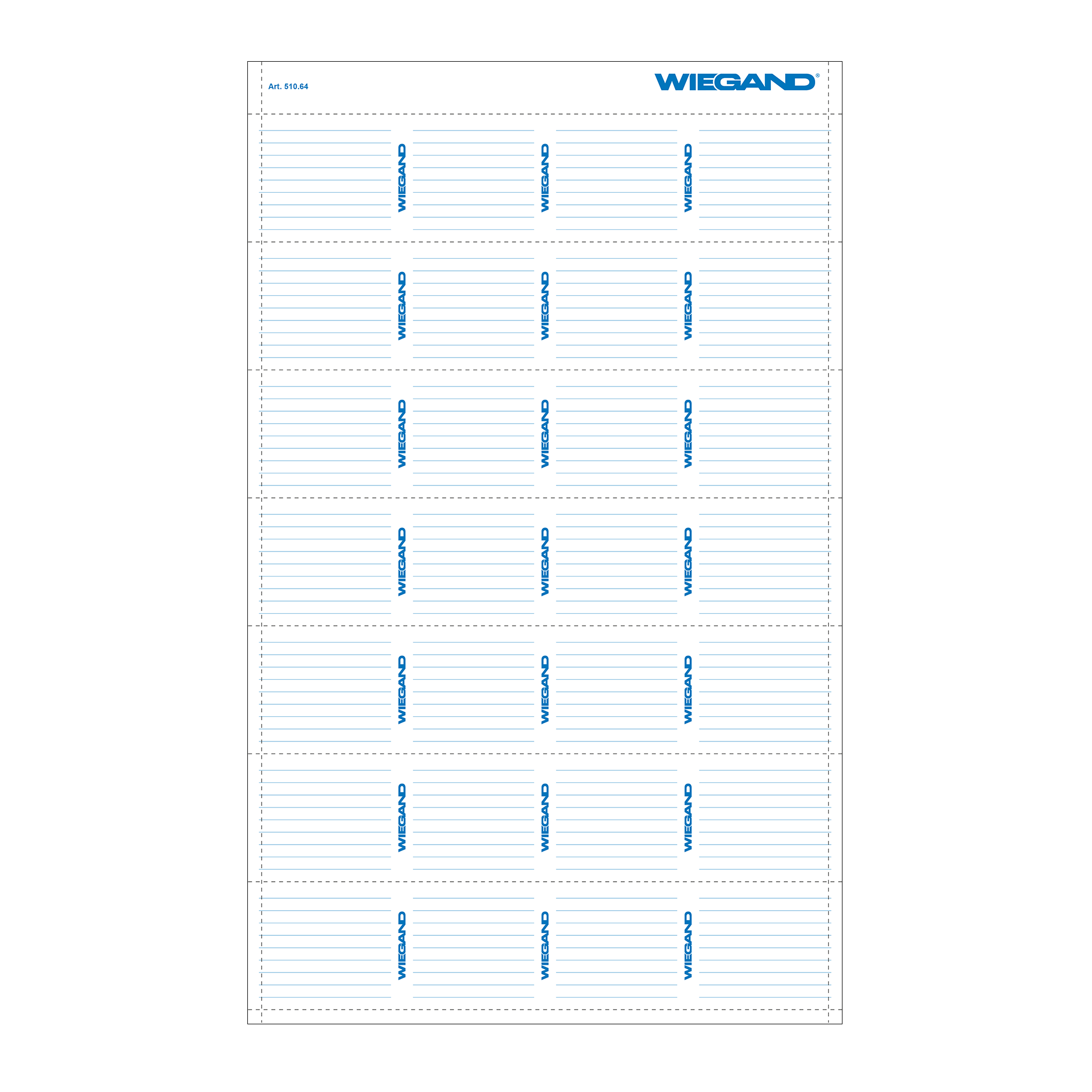 Etikette für Medikation zu MediDispenser 61/69