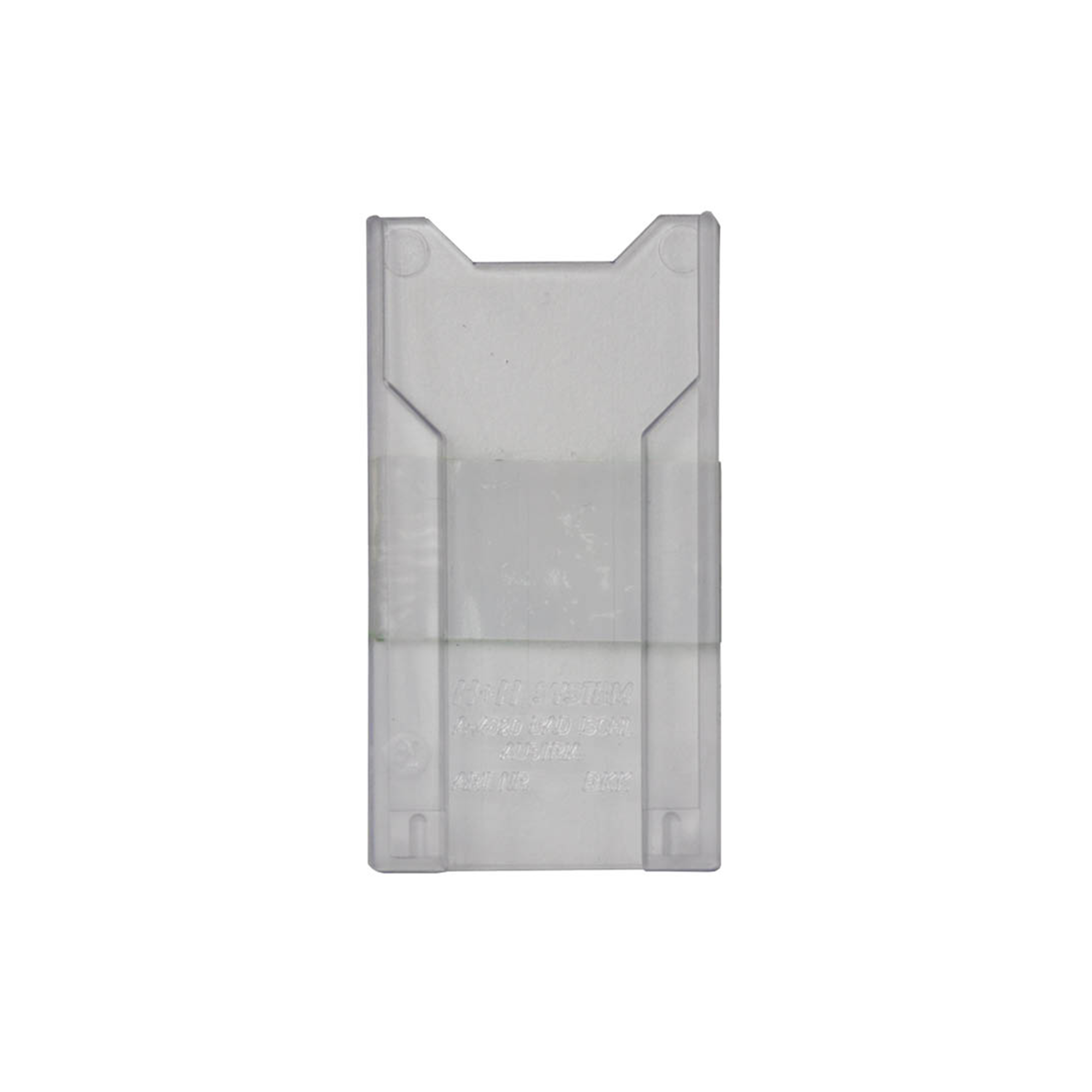 4 Porte-Étiquettes Métal Argenté Pour Classeurs Et Boîtes - Bigso Box - Support Étiquette Grand Format