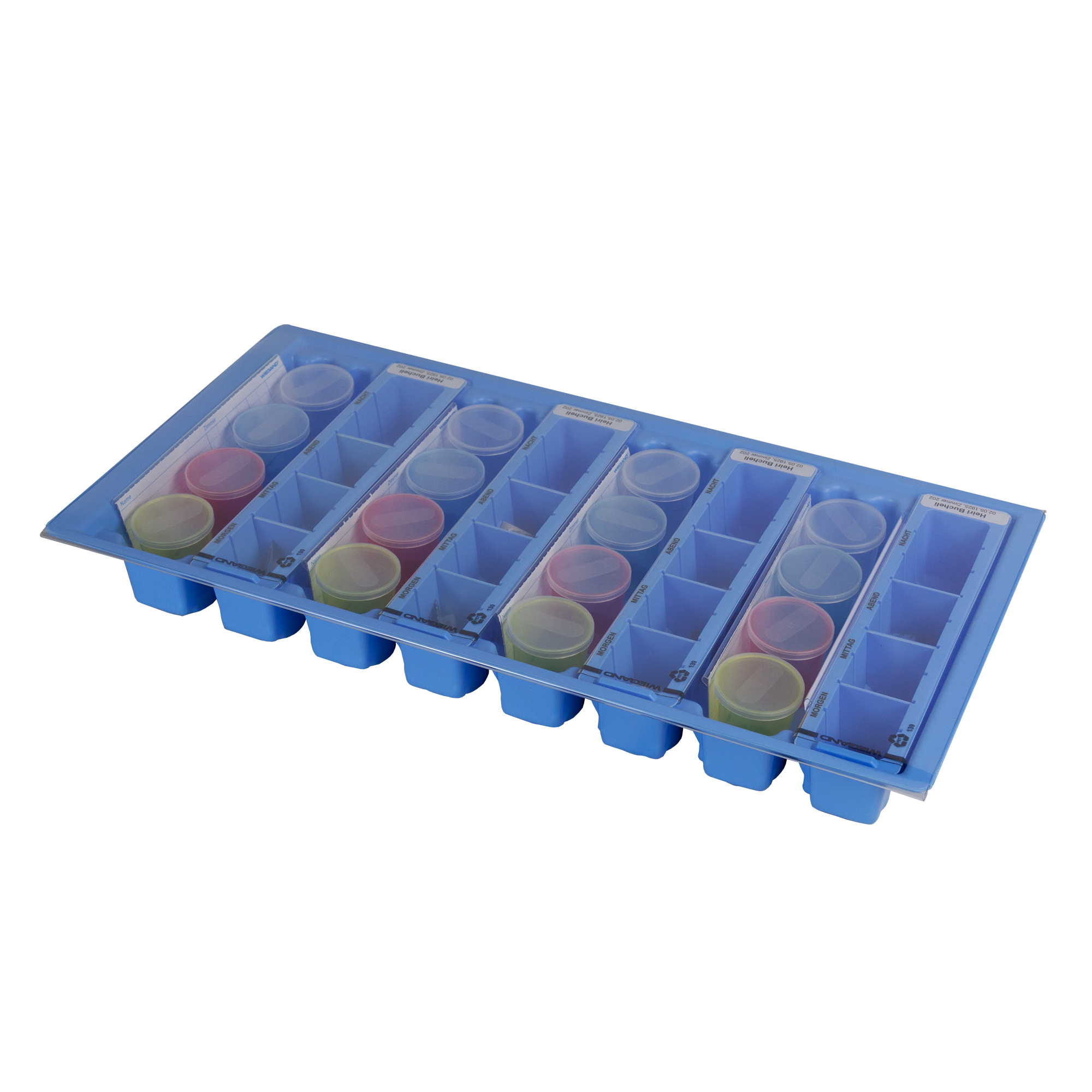 Distribution tray for MediDispenser 131/139 and MediCups