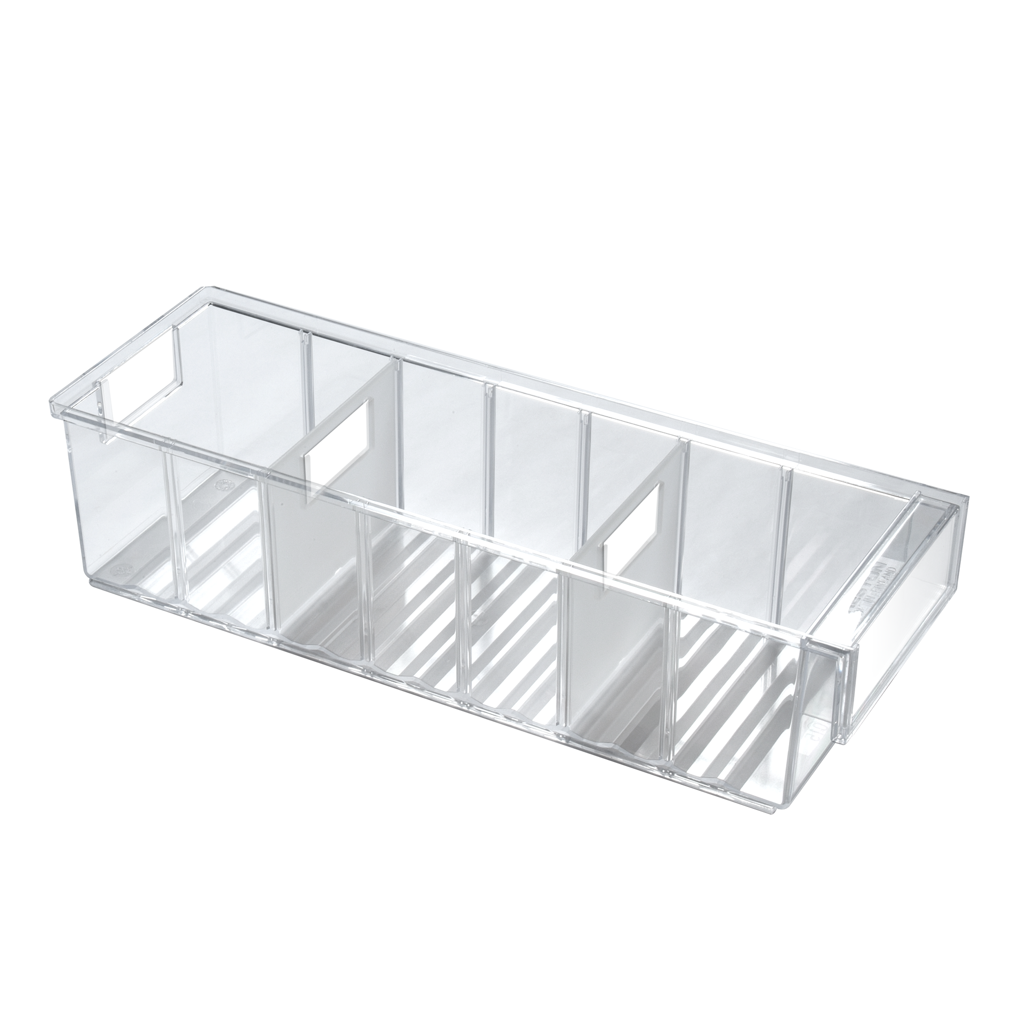 TRESTON container 4015, transparent, 132x400x100mm