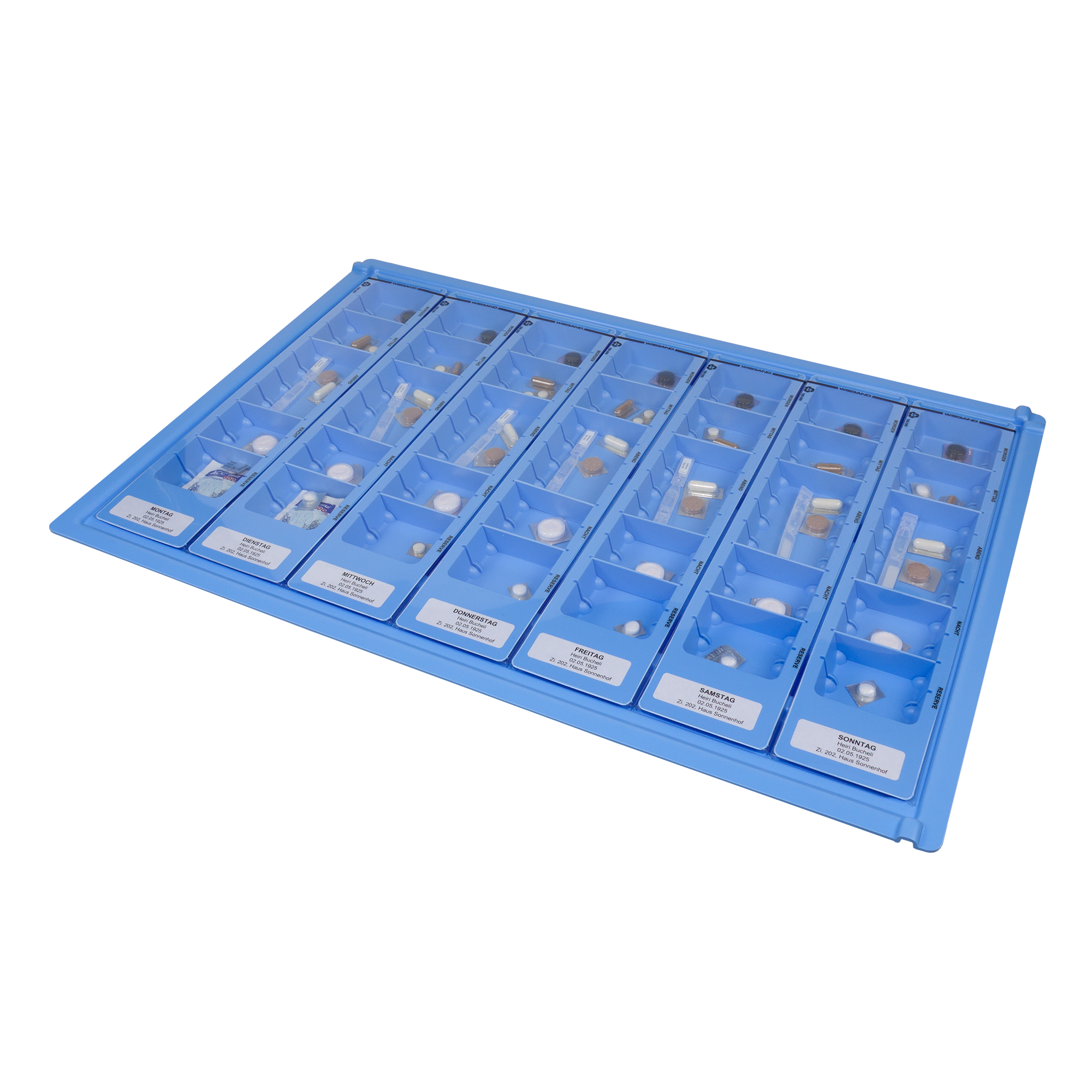 Plateau hebdomadaire pour MediDistributeurs 161/169 ou 261/269